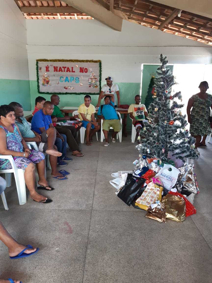 Camacã: Almoço de Natal, presentes e alegria finalizam o ano de 2019 no CAPS